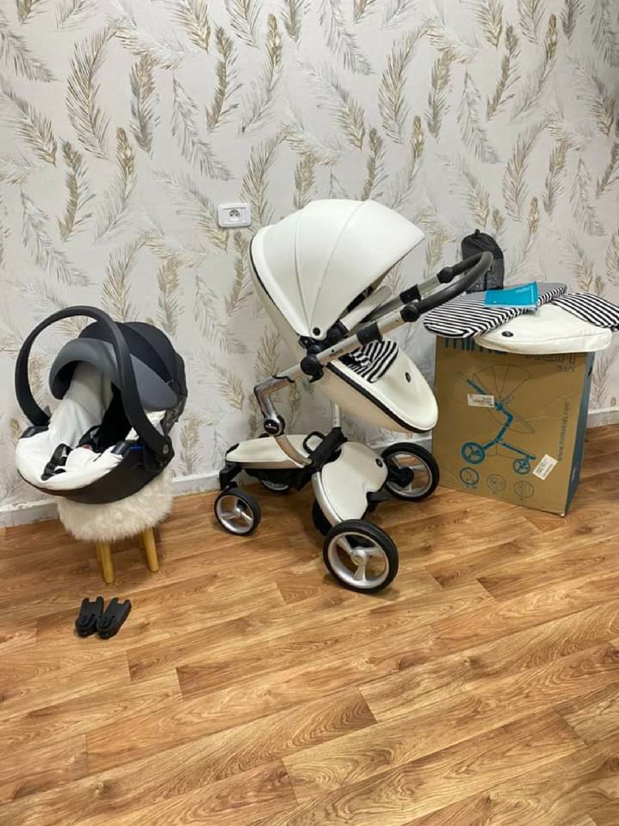 Mima Xari White Kit Completo | Carrinho de Bebê Nunca Usado 76458789 ...