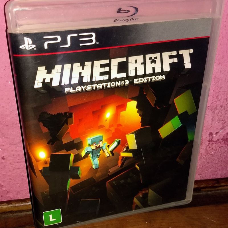 Minecraft Ps3 Mídia Física Original Play 3 Jogos Ps3 | Jogo de Videogame  Sony Usado 85414549 | enjoei