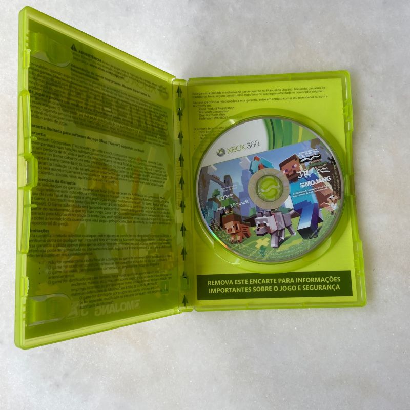 Minecraft Xbox 360 Original Mídia Física! | Jogo de Videogame Mojang Usado  73186359 | enjoei
