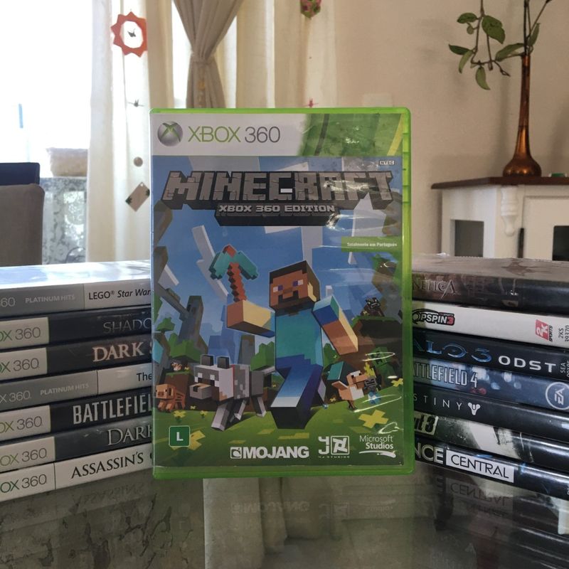 Jogo Minecraft Xbox 360 Original Mídia Física