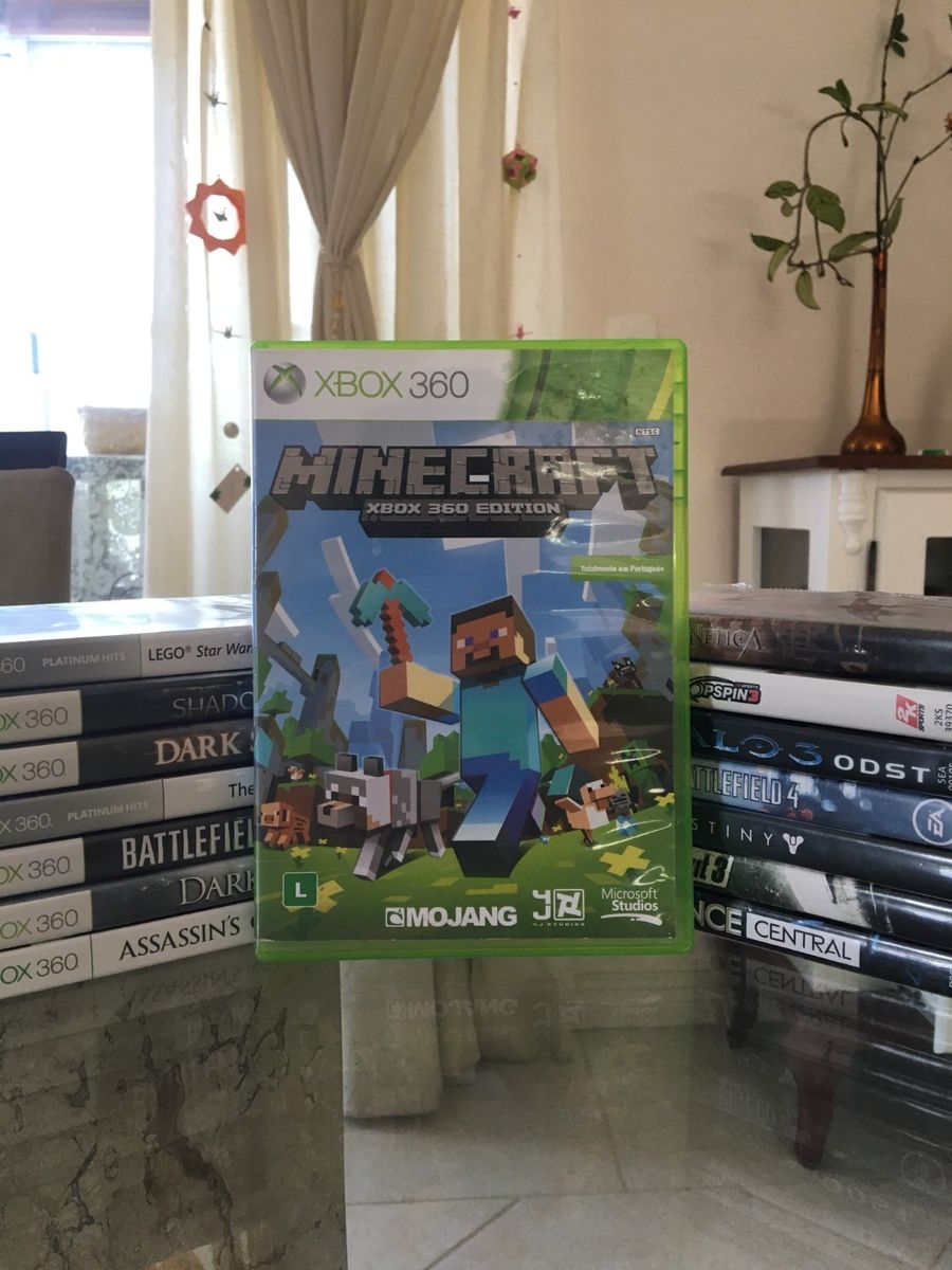 Minecraft Xbox 360 Edition - Jogo para Xbox 360 - Original - Mídia Física
