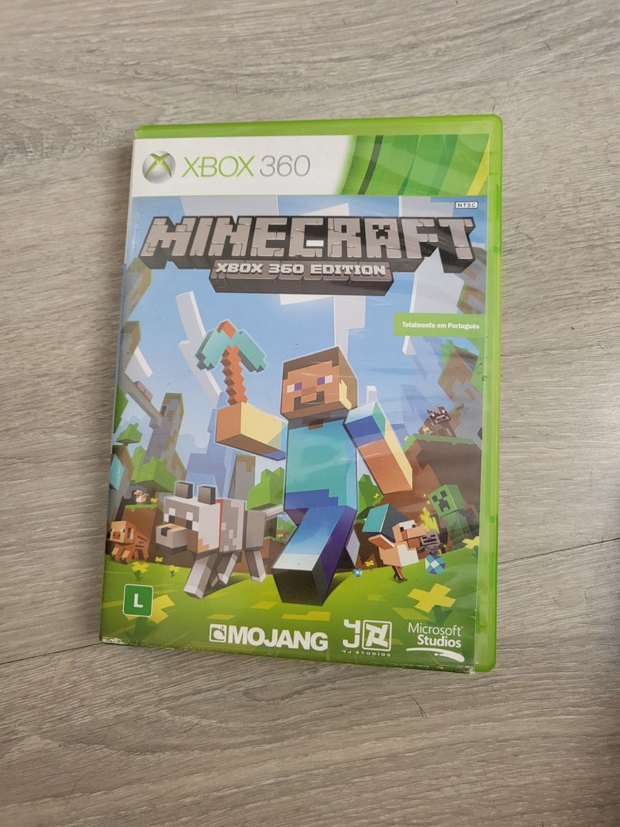 Minecraft Xbox 360 com edição física