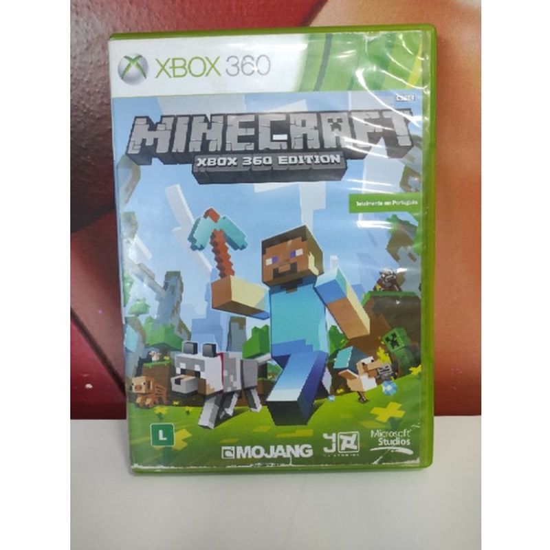 Minecraft Xbox 360 Edition - Jogo para Xbox 360 - Original - Mídia Física