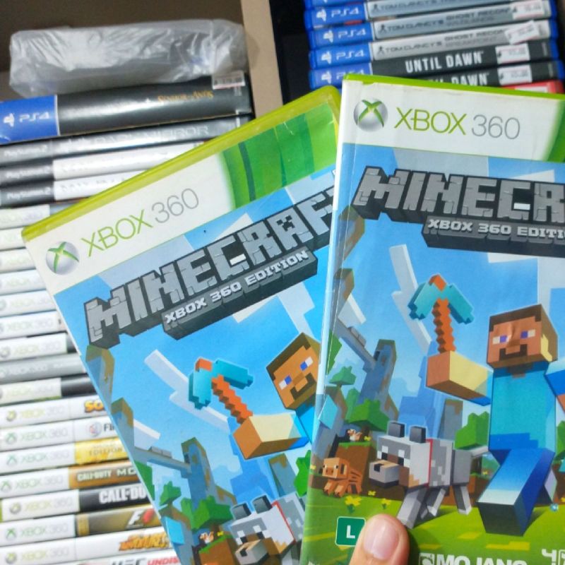 Jogo Minecraft Mídia Física Original Português Xbox 360 - Desconto no Preço