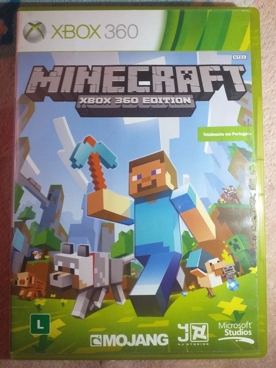 Minecraft Xbox 360 Original Jogo de Videogame Usado 75885131 enjoei