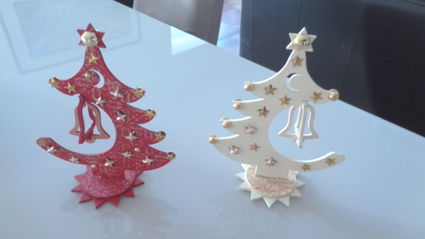 Mini Arvore de Natal Decorativa | Item de Decoração Mdf Nunca Usado  63788765 | enjoei