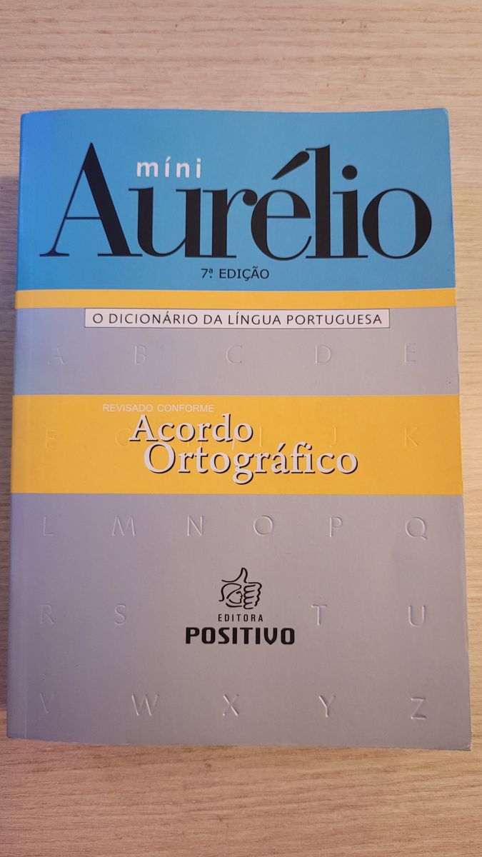 Mini Aurélio: O Dicionário Da Lingua Portuguesa | Livro Positivo Usado ...