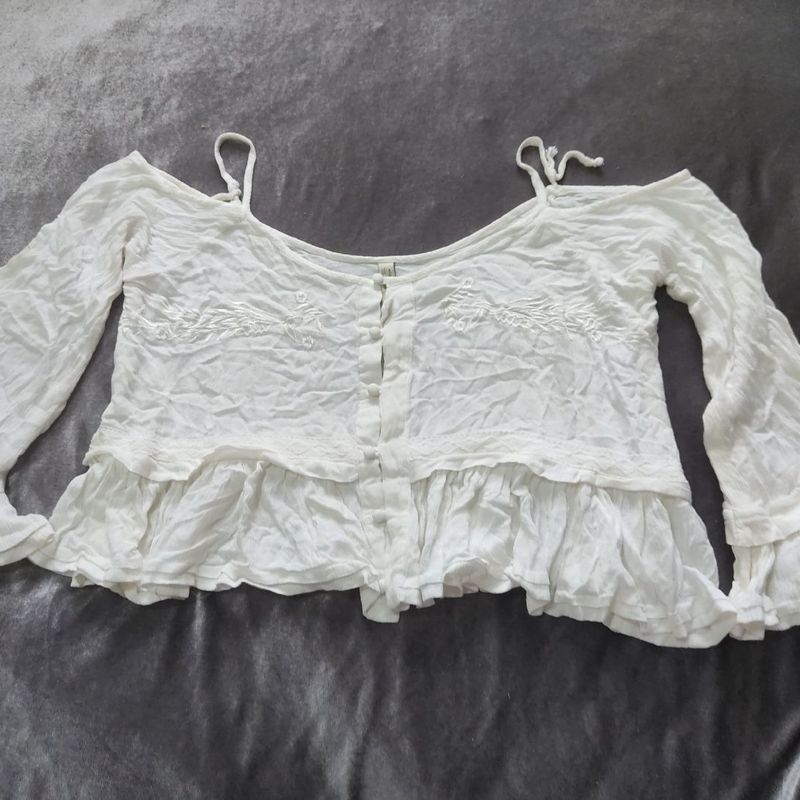 Blusa Mine - Crema