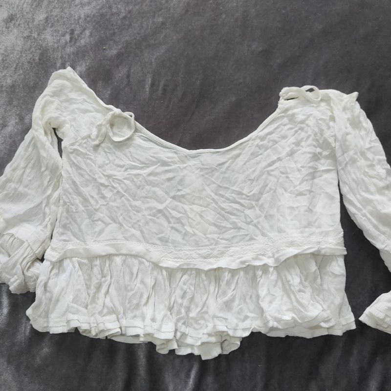 Blusa Mine - Crema