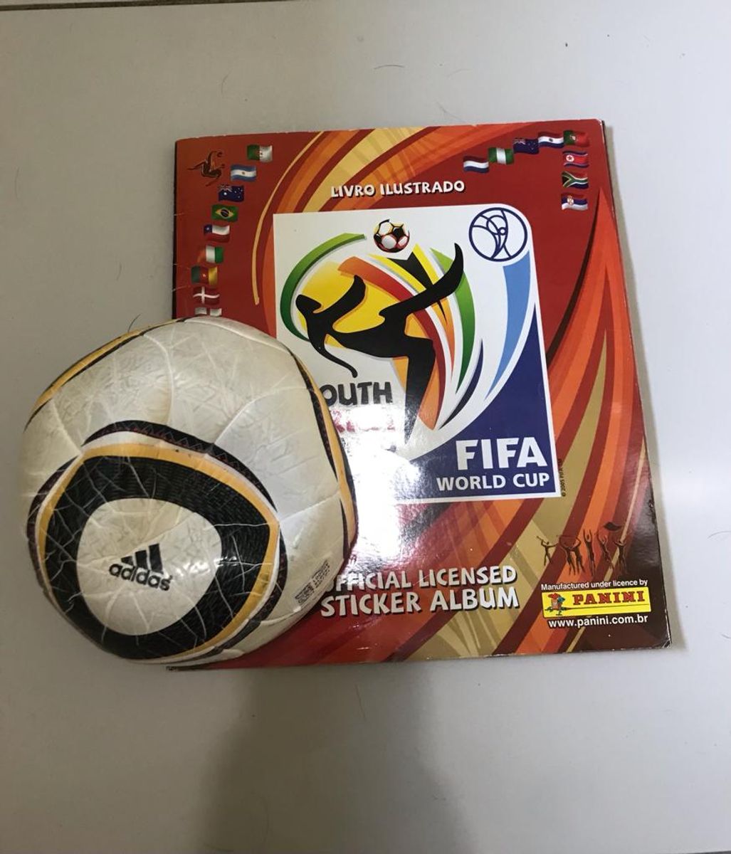 Mini Bola Jabulani + Album Copa 2014 Completo Item p/ Esporte e