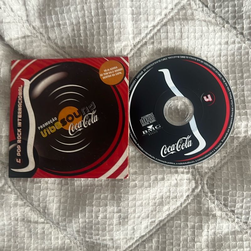 Mini Cd Coca Cola Vibe Sound Promoção Pop Rock Internacional Dido