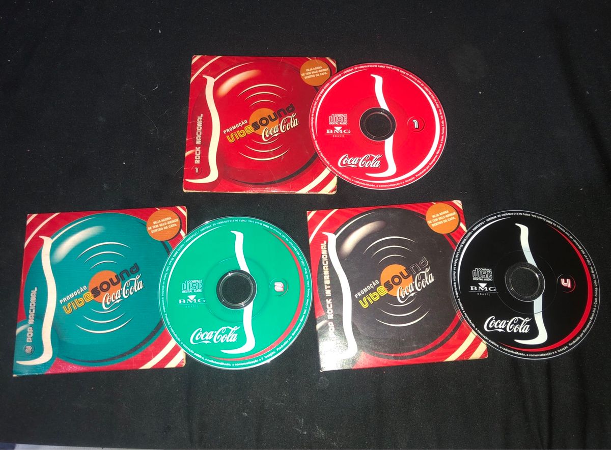 Mini Cds Vibesound Coca Cola | Produto Vintage e Retro Coca Cola Usado ...