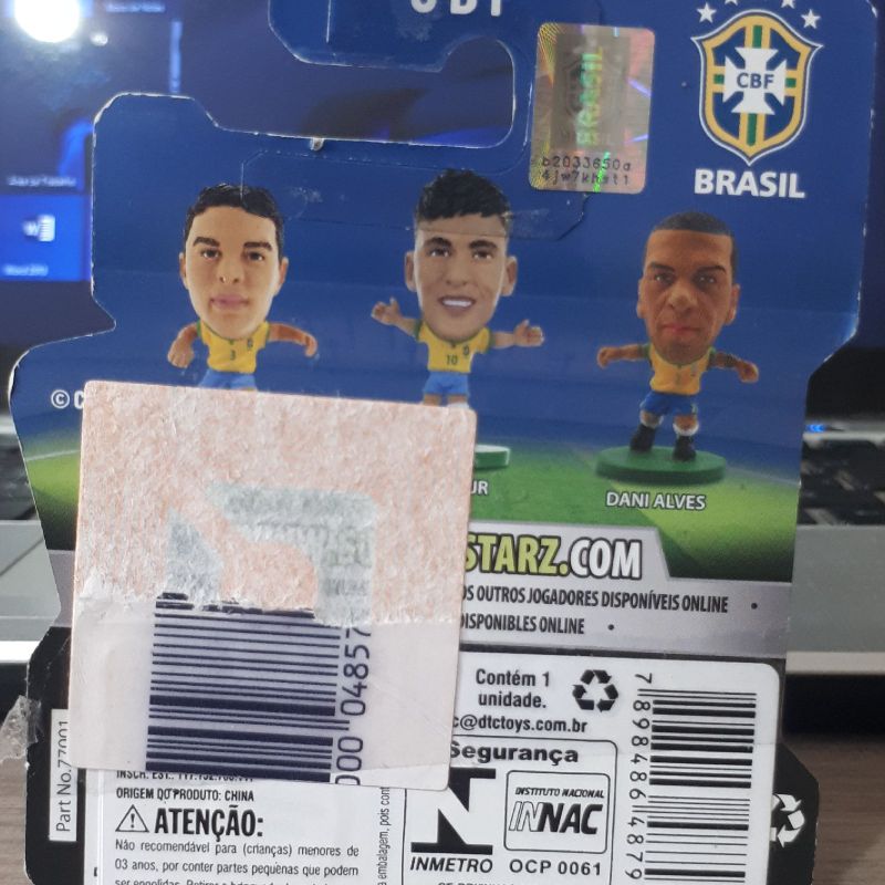 Lote Mini Craques Soccerstarz Brasil Coleção Kit Neymar
