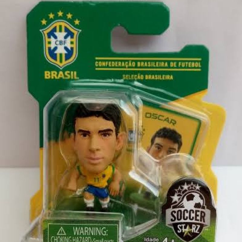 Brinquedo. Miniatura Soccer Starz. Seleção Brasileira