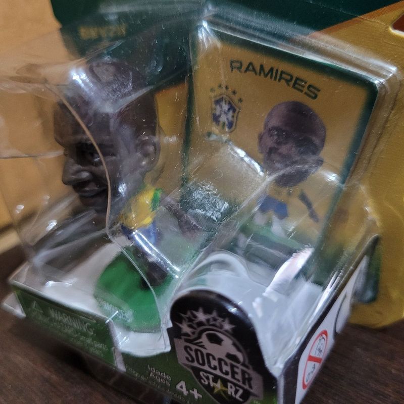 Mini Craque Soccerstarz - Dante, Ramires E Jô - Brasil