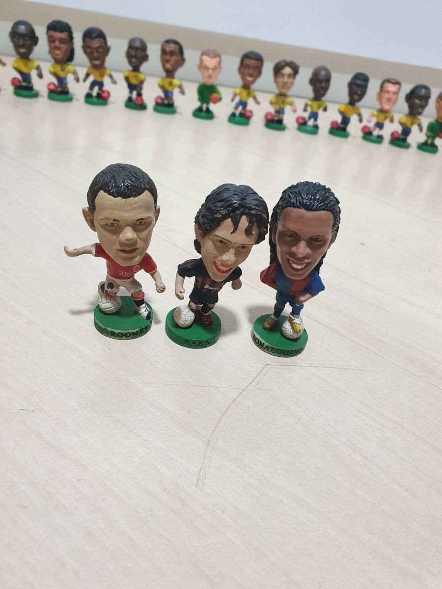 Mini Craques Seleção Brasileira 2002 Coca-cola + Rayne Rooney ...