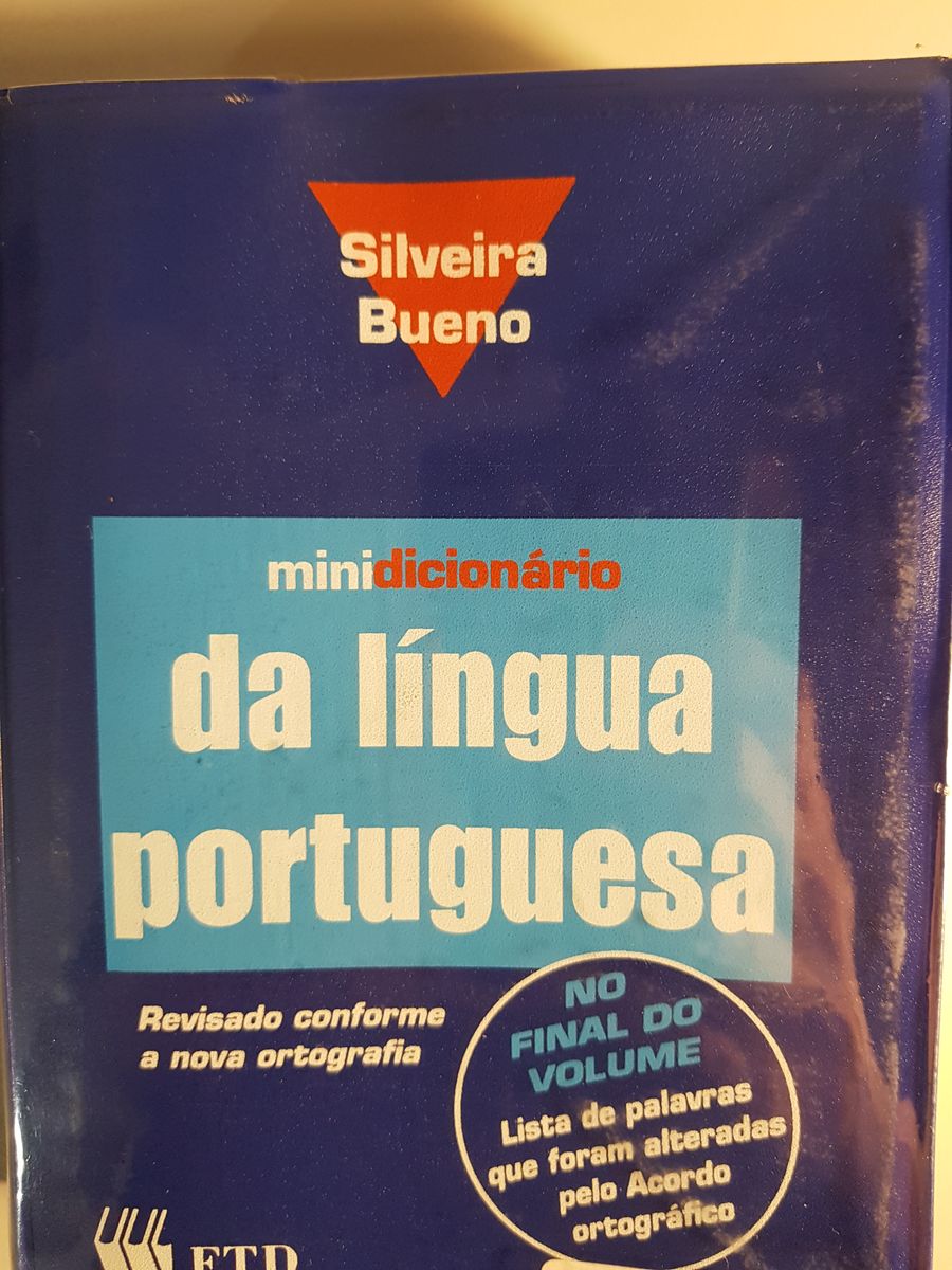 Mini Dicionário Usado Silveira Bueno De Língua Portuguesa De Acordo Com