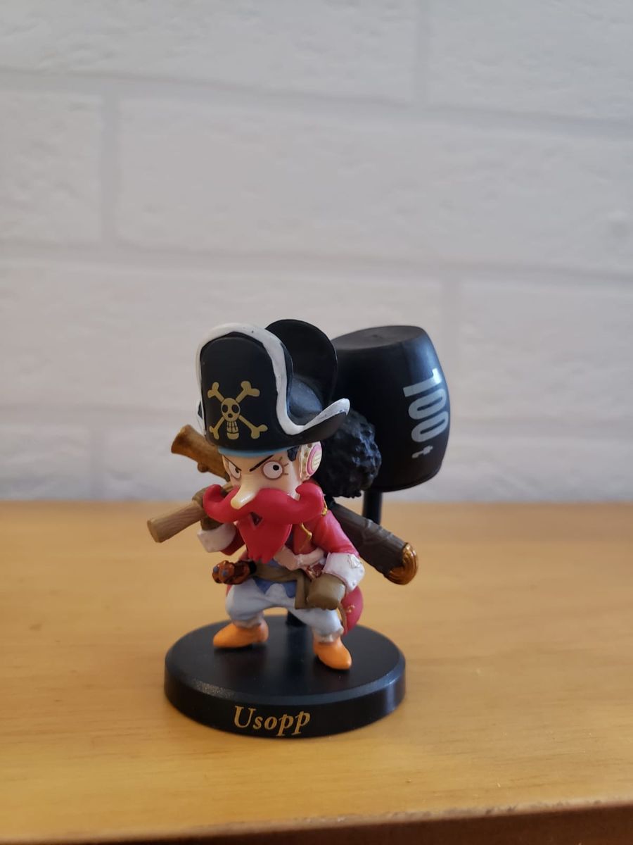Mini Estátua Usopp 100 Ton Hammer Brinquedo Bandai Usado 67907062
