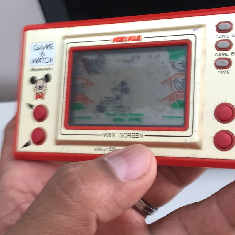 Mini Game Nintendo Game &Amp; Watch Mickey Galinhas | Brinquedo