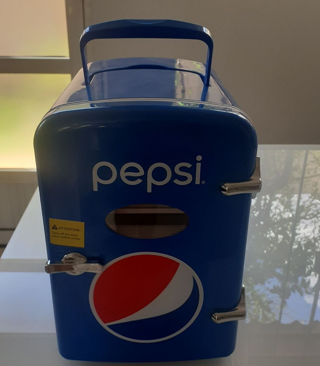 Mini Geladeira Portátil Marca Pepsi | Cacareco Pepsi Nunca Usado ...