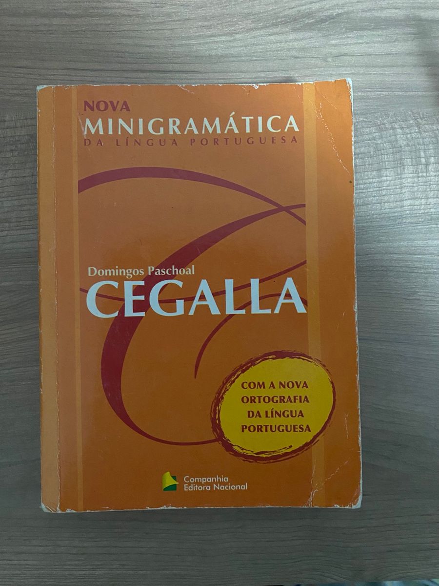 Mini Gramática Língua Portuguesa Cegalla | Livro Companhia Editorial ...