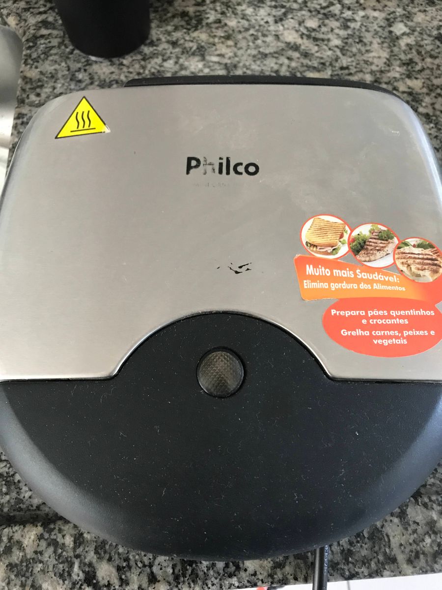 Mini Grill Sanduicheira Inox Bak Gourmet 110 750w - MK