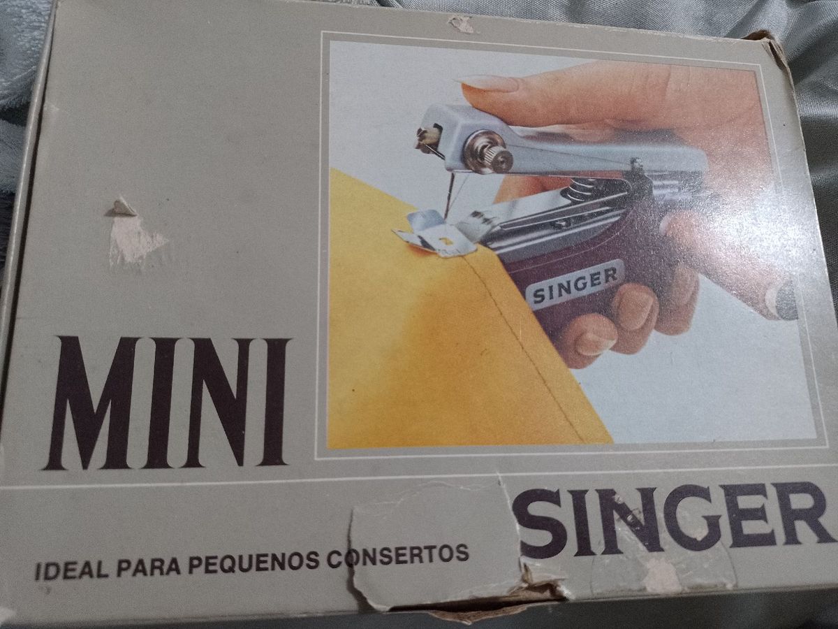 Mini Máquina de Costura Singer | Produto Vintage e Retro Singer Usado ...