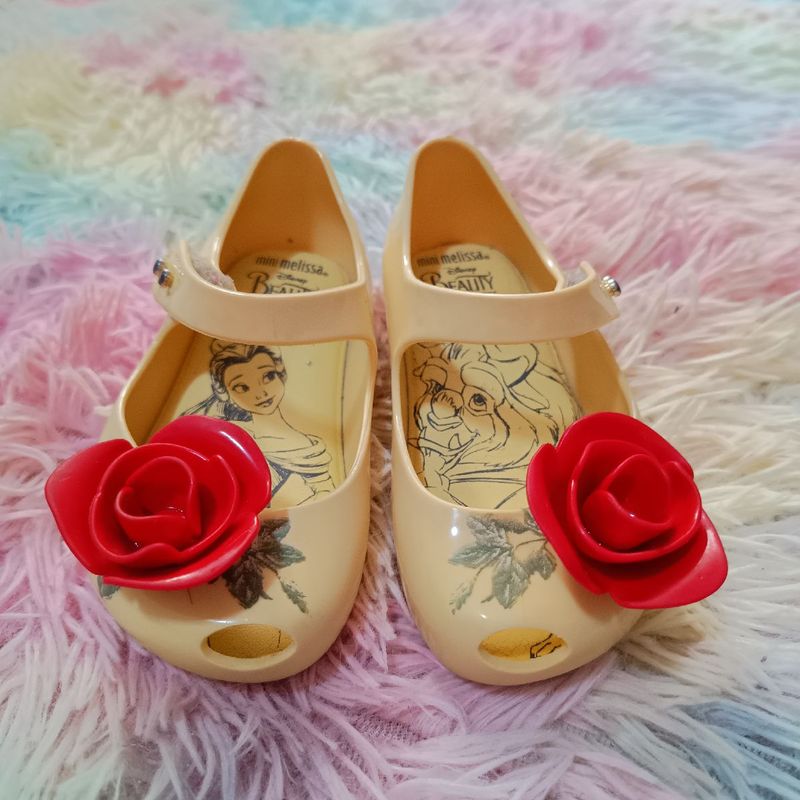 Mini melissa beauty deals and the beast yellow