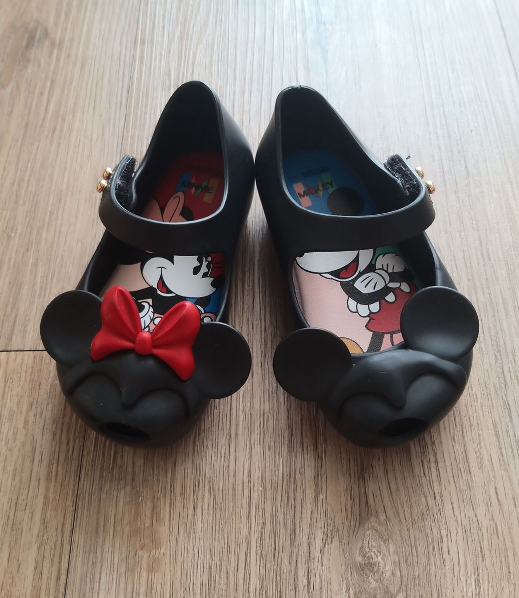 Tênis mini melissa store be minnie preto