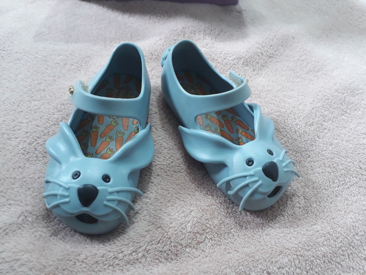 Mini Melissa Ultragirl Rabbit Calcado Infantil para Meninas Melissa Usado 33149511 enjoei