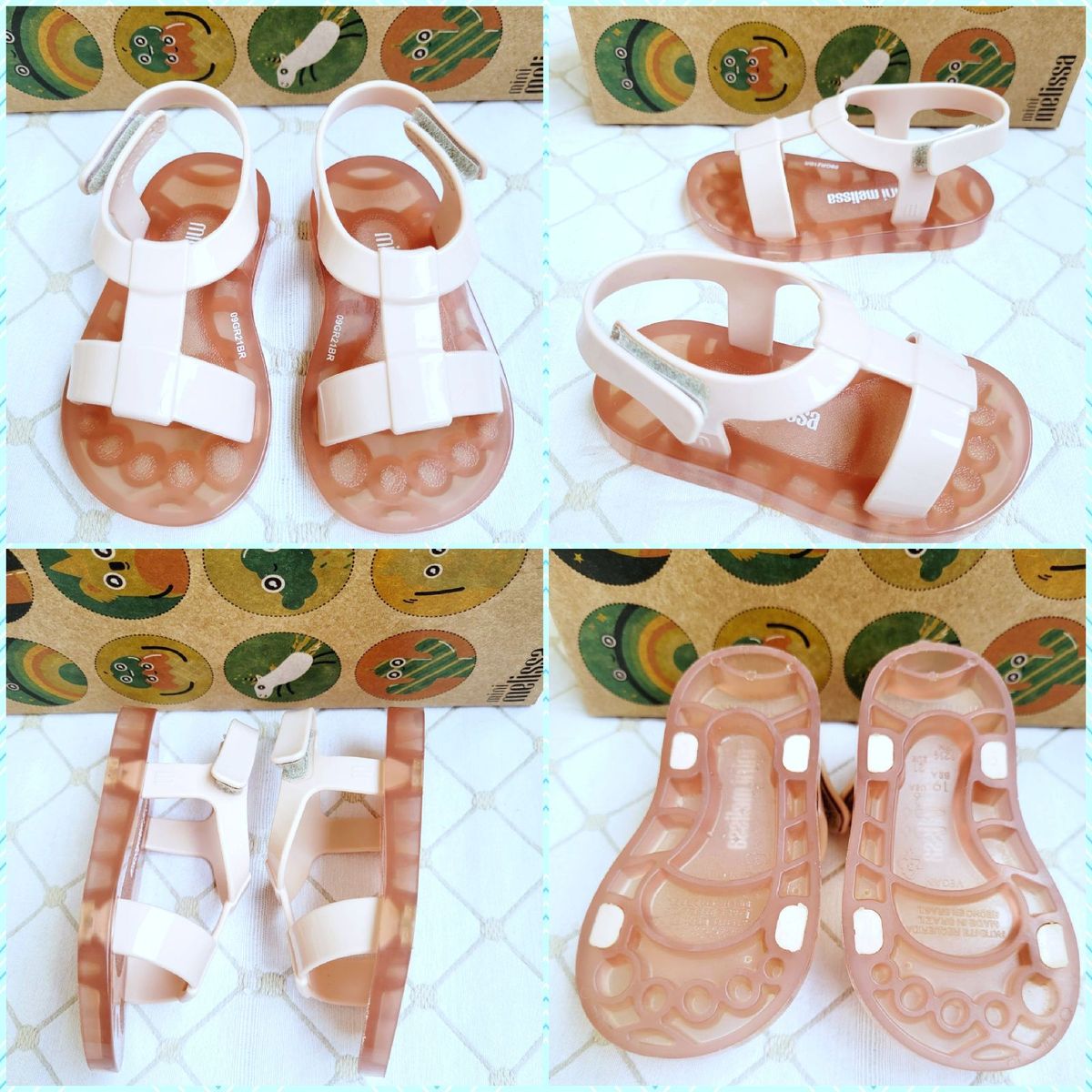 Mini Melissa Way Baby Nude - 19 | Calçado Infantil para Meninas Melissa