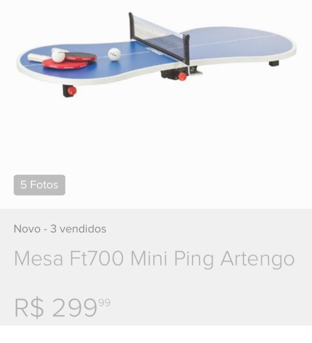 Mesa ping pong decathlon