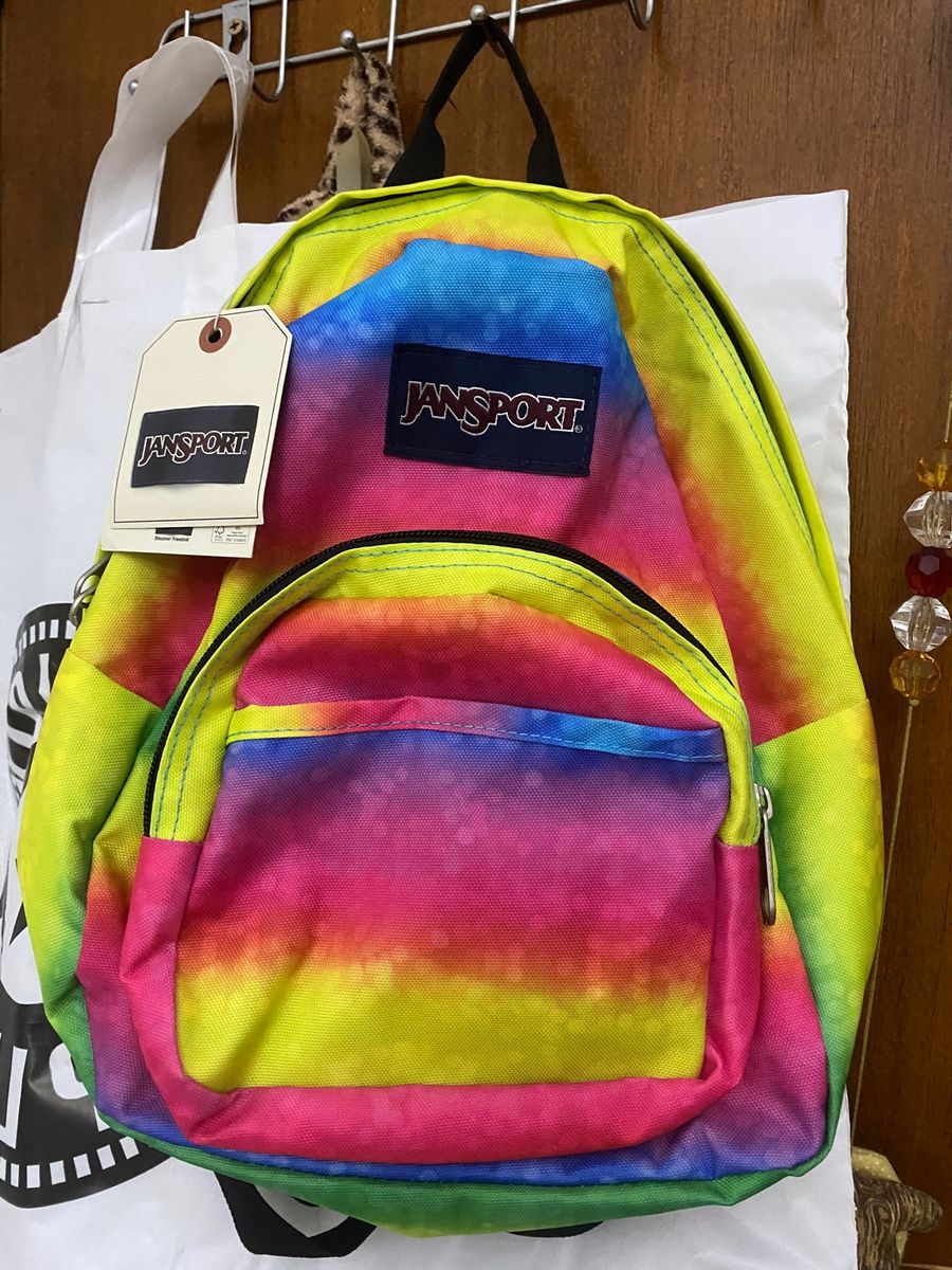 Mini Mochila Jansport Half Pint Rainbow Sparkle Jansport Nunca