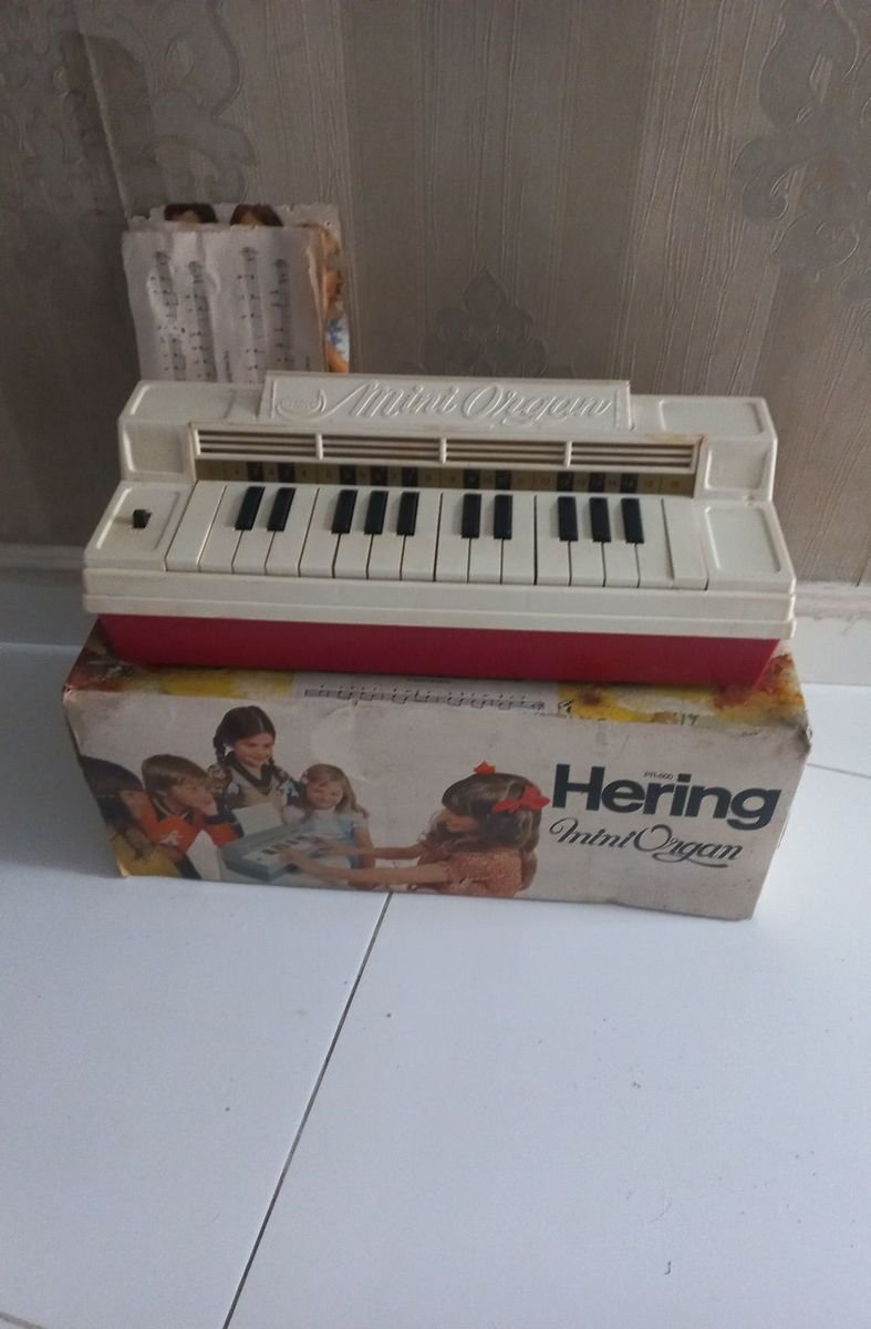 Brinquedo Antigo de Coleção Piano Hering 1970 | Brinquedo Hering Usado  85286506 | enjoei