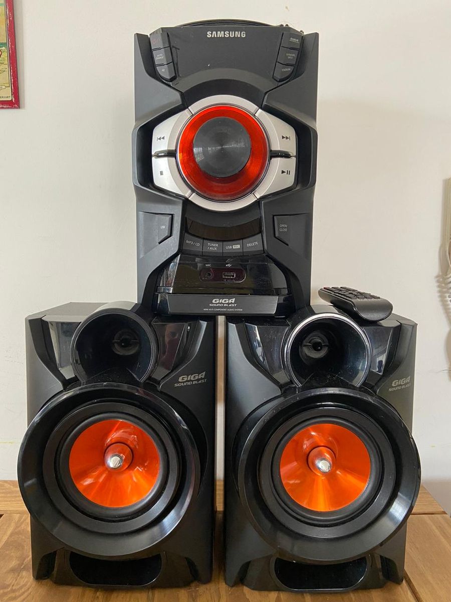 Mini System Samsung Giga Sound Blast Item de Música Samsung Usado