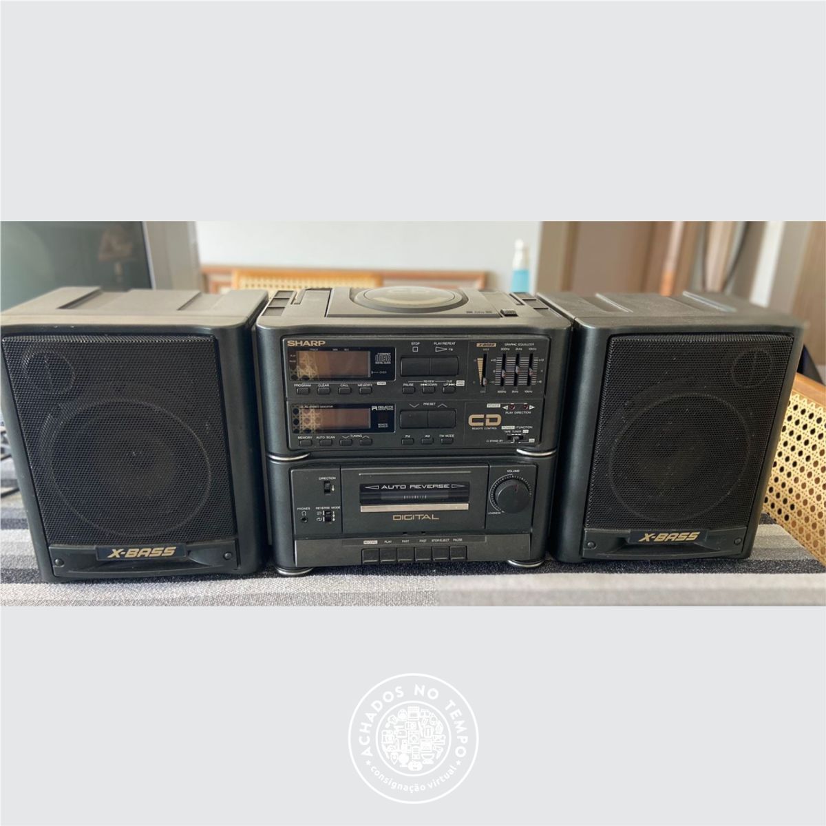 Mini System Sharp X-bass | Item Info & Eletro Sharp Usado 101956538 ...