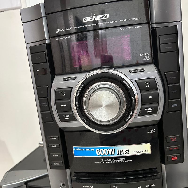 Mini System Sony Genezi Gtx787 | Sony Usado 93616609 | enjoei