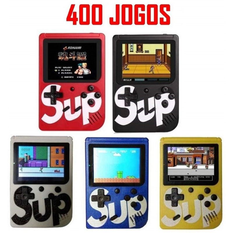 Mini Vídeo Game Boy Portátil Sup 400 Jogos Retrô Clássicos