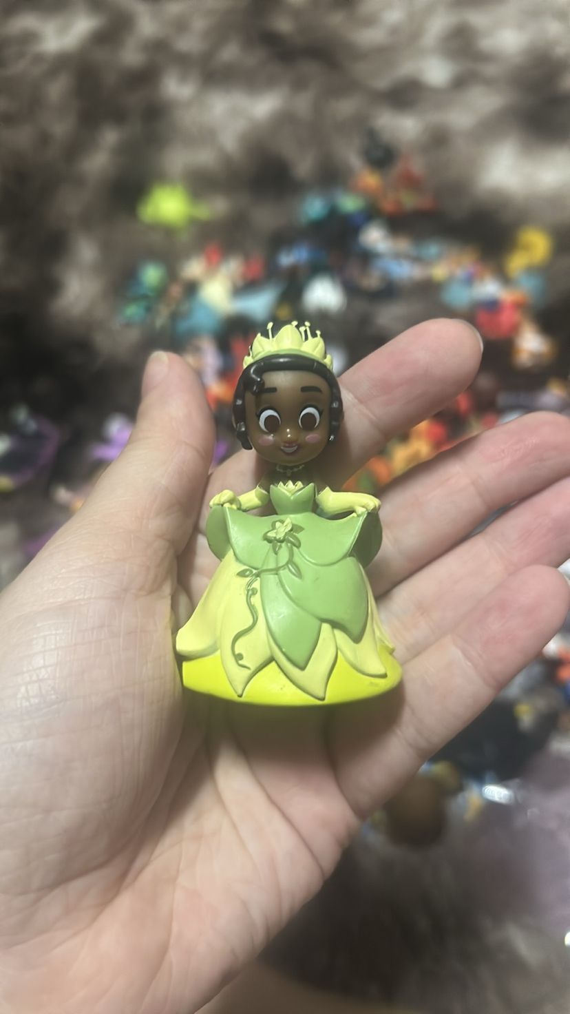 miniatura 100 anos disney princesa tiana - bonecos & bonecas disney