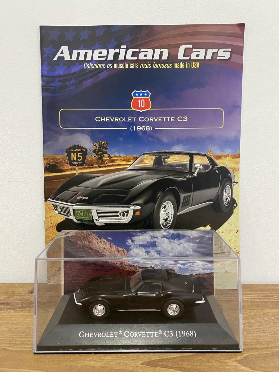 Dinky Toys Chevrolet Corvette Stingray 1968 – 1/43, Marron, état Moyen