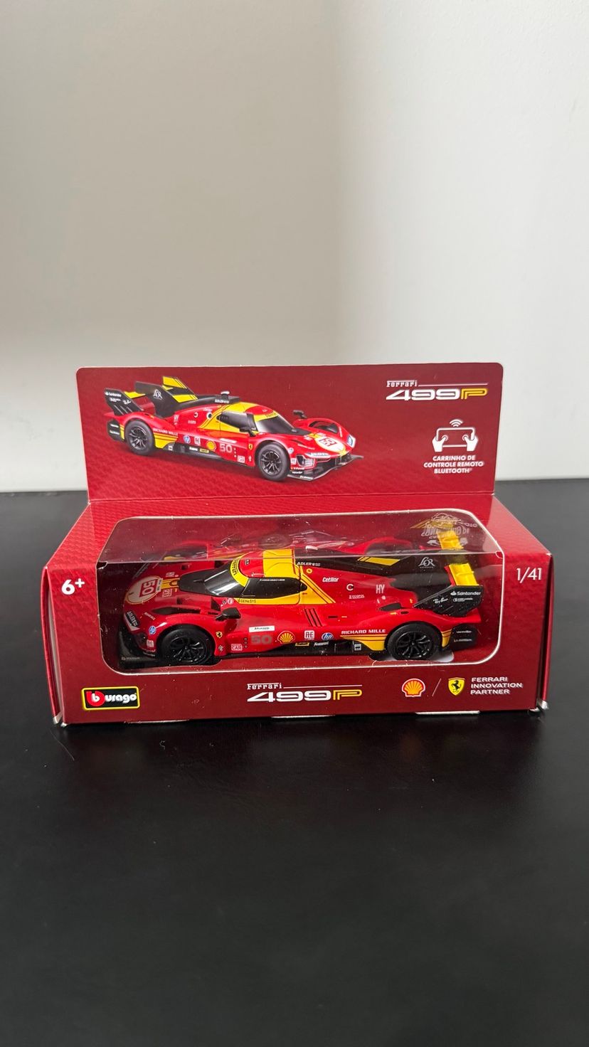 Miniatura Ferrari 499p - Shell Lendas Colecionáveis: | Cacareco Bburago ...