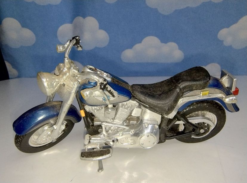 miniatura moto colecionável harley davidson maisto antiga - carrinhos & pistas harley davidson