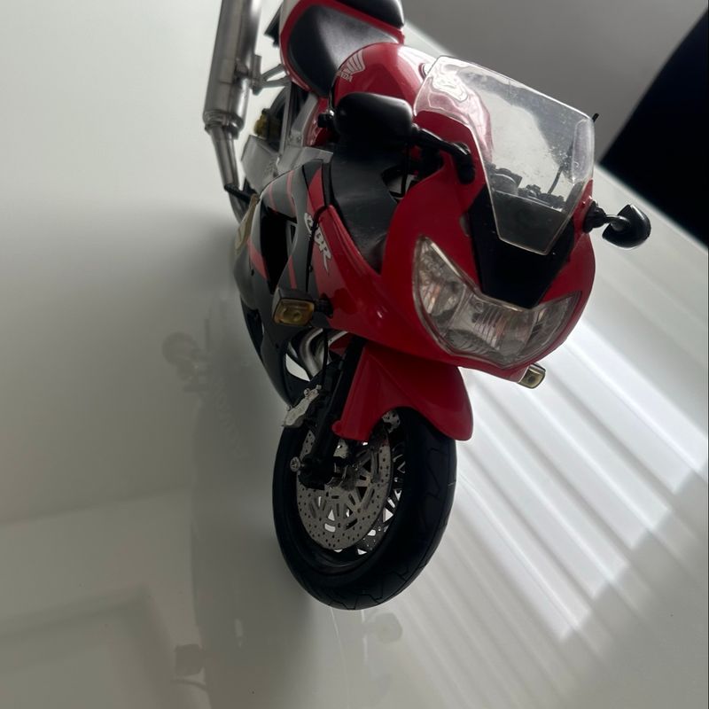 No7 バイク ミニカー 1/6 HONDA CBR 929 RR Honda CBR 929RR Model Diecast Motorcycle 1:6 die cast by NewRay - Red