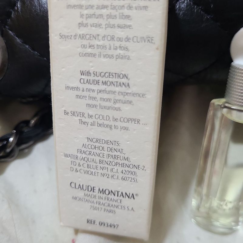 廃盤レア　未開封Montana Eau Transparente 50ml Miniatura Perfume Montana | Perfume Feminino Montana Nunca Usado