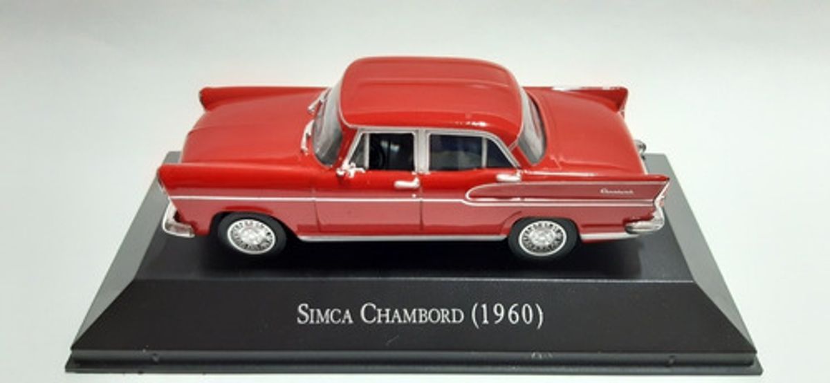 Miniatura Simca Chambord 1960 S\ Acrilico Carro Simca Chambord Usado
