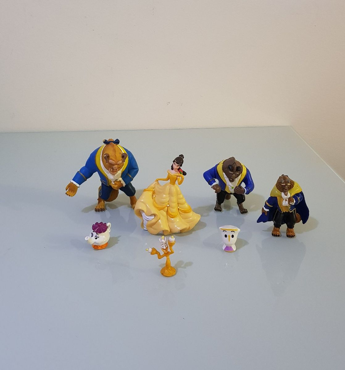 Miniaturas Bela E A Fera Originais Disney Brinquedo Disney Usado Enjoei