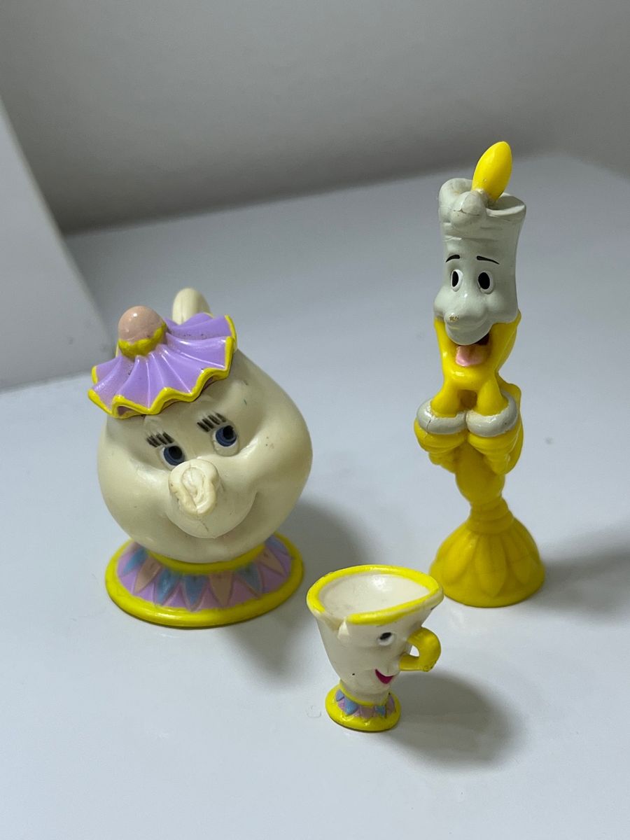 Miniaturas Bela E A Fera Brinquedo Disney Usado Enjoei