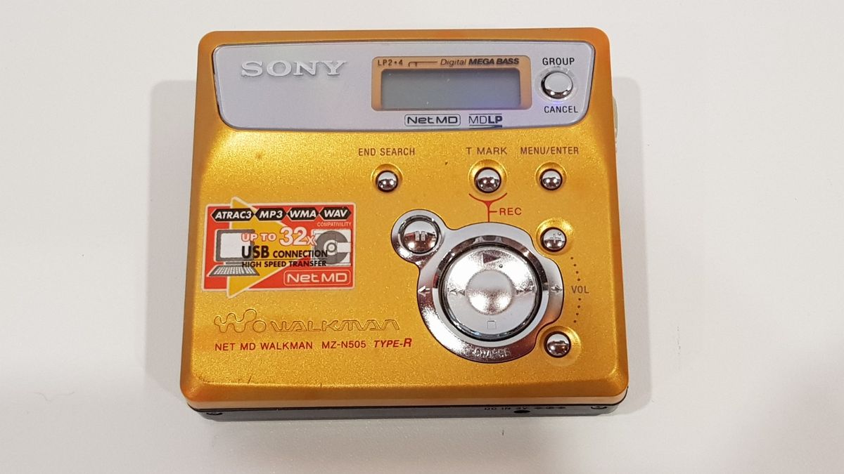 Minidisc Sony Net Md Walkman Mzn505 Type R + Acessórios Item de
