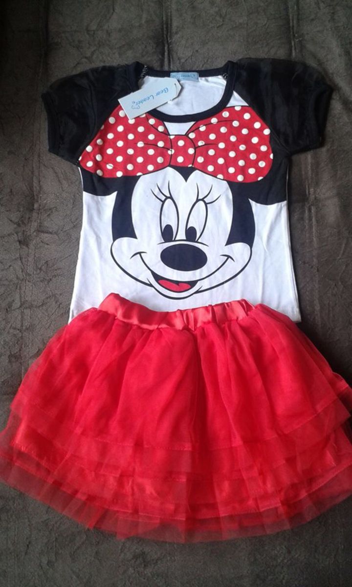 saia e blusa da minnie