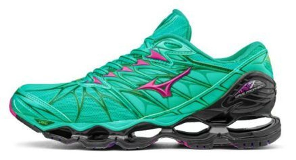 mizuno pro 7 verde e rosa